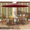 Costway 12 FT Patio Umbrella Outdoor Market Umbrella with Crank Handle 8 Sturdy Ribs Coffee/Beige/Red/Navy/Gray